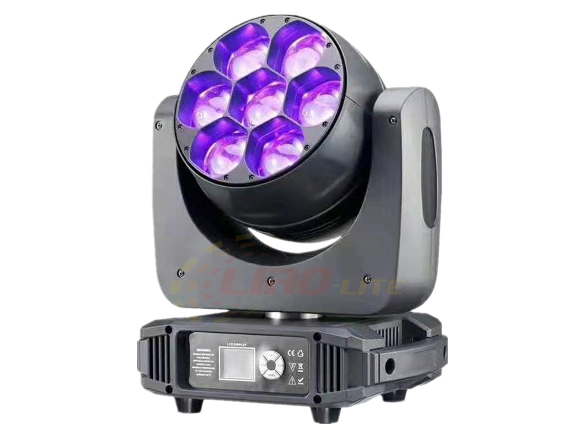 7颗40wLed摇头染色灯